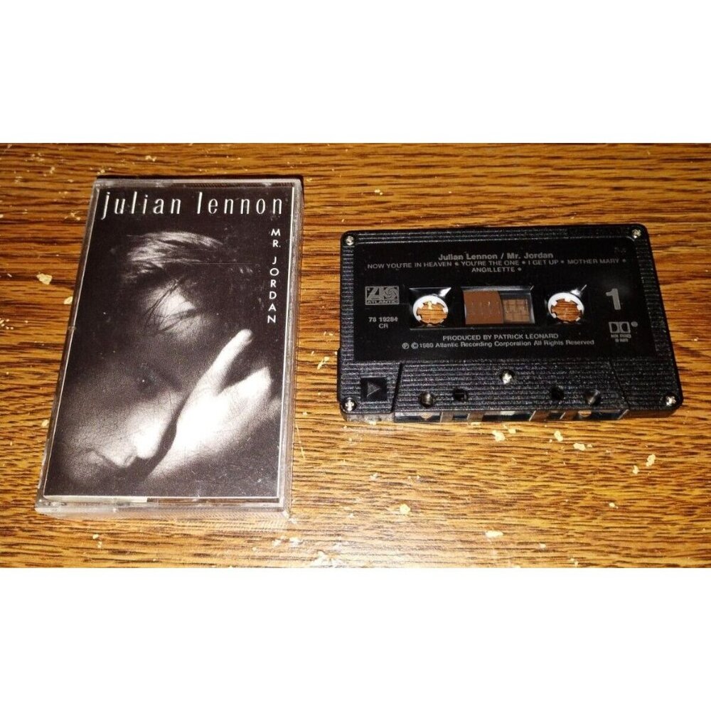Julian Lennon - Mr. Jordan on cassette (Atlantic Records, 1989)